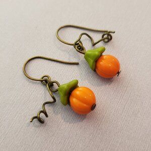 NEW Petite Pumpkin Earrings